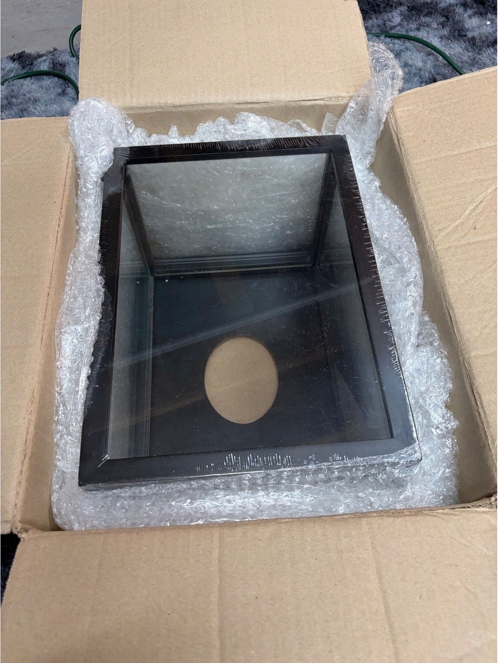 Football display case NEW